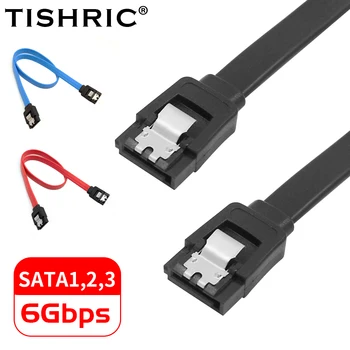 1-10 шт. Кабель TISHRIC SATA 3,0 Для Жесткого диска SSD HDD Кабель для передачи данных SATA3.0 III Шнурная Линия 40 см 6 Гбит/с Для SATA HDD SSD CD Драйвер