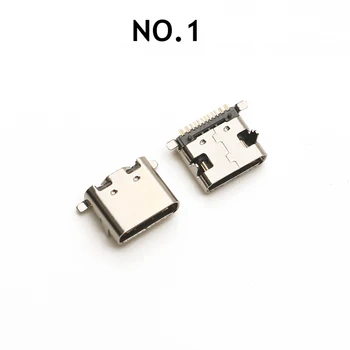 100 Шт./лот, 10 моделей, Разъемы для док-станции для зарядки USB Type-C, 6Pin и 16Pin, Используемые для комплектов для ремонта телефонов и цифровых продуктов