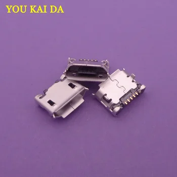 5 шт. для Fly DS104D, DS106D, DS107D, DS115, DS123, DS124, E158, E185 5-контактный разъем micro mini USB type-B для зарядки
