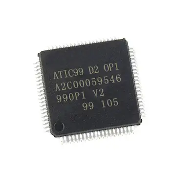 5 шт./лот ATIC99 D2 OP1 A2C00059546 QFP80 ATIC99D2 Автоматические Микросхемы ICs