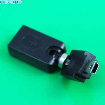 cltgxdd Новый USB 2.0 Женский К Mini USB Мужской Удлинительный кабель-Адаптер с Углом поворота 360 градусов