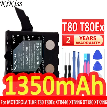 KiKiss Мощный Аккумулятор IXNN4002B для MOTOROLA TLKR T80 T80Ex XTR446 XTB446 XT180 XTK446 TLKR T61 T81 T5 T6 T7 T8 T50 T60 Радио