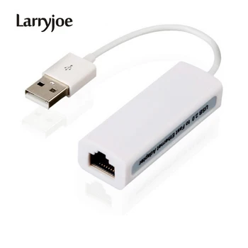 Larryjoe USB 2.0 к fast Ethernet 10/100 RJ45 Сетевой Адаптер LAN Card Dongle 100 МБ