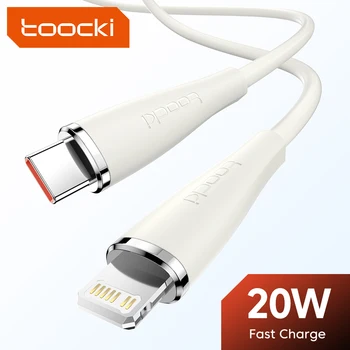 Toockiusb Type C К Lightning Cable PD 20 Вт Кабель Для iPhone 12 13 14 Pro Max Быстрый USB C Кабель Для iPhone Зарядный Шнур Провод 3 М