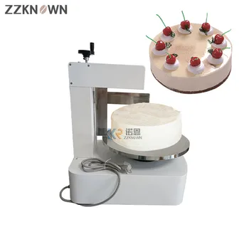 Автоматическая машина для нанесения глазури на праздничный торт для использования в магазине Коммерческая машина для нанесения крема на круглые торты