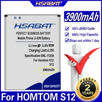 Аккумулятор HSABAT S12 3900 мАч для аккумуляторов мобильных телефонов HOMTOM S12