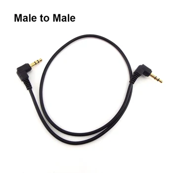 Аудиокабель 0,5 М 1 м 3,5 мм от мужчины к мужчине под углом 90 градусов Автомобильный AUX динамик Стерео MP4 MP5 Аудио линейный шнур ПВХ