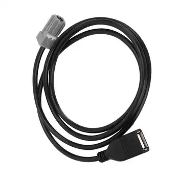 Кабель-адаптер USB-розетки, легко подключаемый автомобильный аудиокабель для автоматической замены Mazda CX-5