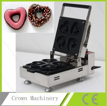 Машина для приготовления пончиков в форме сладкого сердца; устройство для выпечки пончиков в форме сердца из нержавеющей стали 110 В 220 В