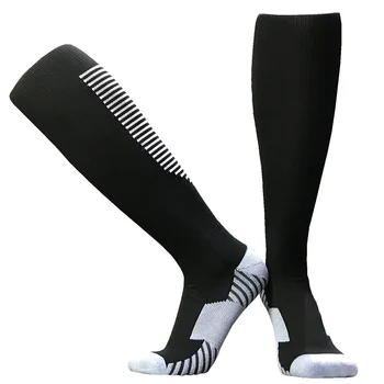 Мужские Женские Противоскользящие футбольные носки Хлопчатобумажные футбольные носки Дышащие Кальцетины Truesox Спортивные Чулки для бега, волейбола и велоспорта